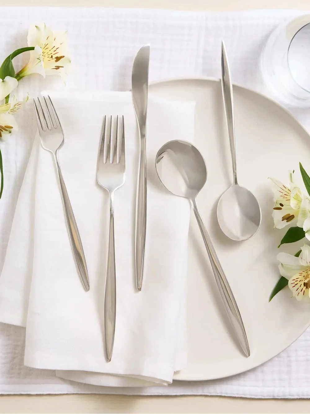 NIB FORTESSA Constantin 20 Piece Flatware Set Stainless Steel 0188